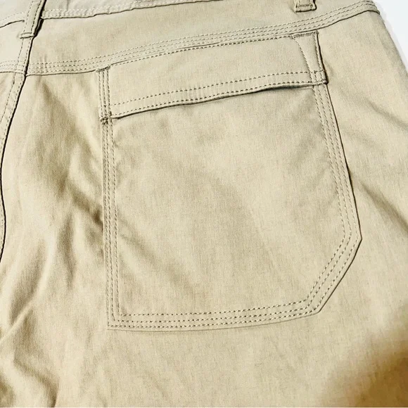 Prana shorts Zion Stretch cargo shorts hiking shorts khaki new men Size M medium - Picture 12 of 14